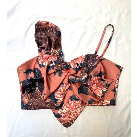 Floral Satin Women Top - Picture 3 of 7